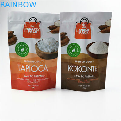 Material ecológico y seguro acabado brillante Tamaño y diseño personalizados Necesidades de papel de aluminio Mylar Doypack