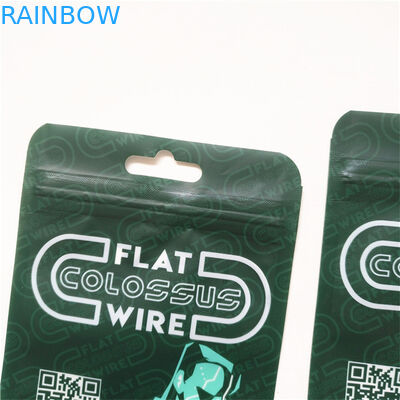 Promoción garantía de calidad reciclable bolsa de embalaje Mylar sellada de tres lados con cremallera diseño de tamaño personalizado