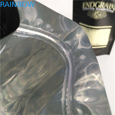 Almacenamiento Logotipo personalizado Impreso Bolsa de cremallera de plástico de rebloqueable Bolsa de café de sello de alimentos