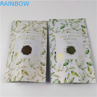 Embalaje de moda Logotipo personalizado Impreso Aceptado hasta 10 colores Disponible Bolsa de té de papel plástico