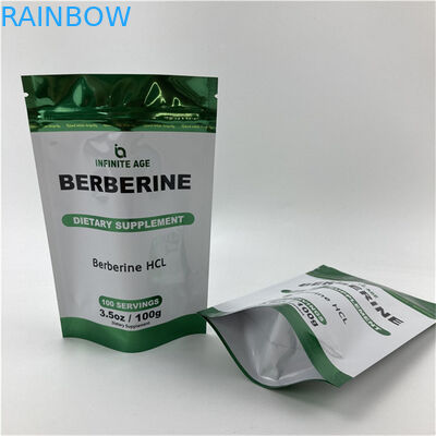 Bolsa de venta al por mayor Impreso a medida de pie Bolsa vacía de garantía de calidad Embalaje Bolsas de papel de aluminio Mylar con muesca de lágrima