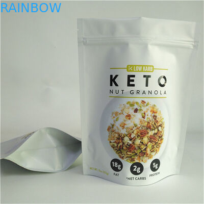 China Proveedor Impresión de diseño personalizado Tamaño y diseño personalizados Necesidades bolsas de pie con cremallera para envases de alimentos