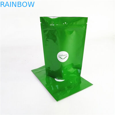 Aceptado hasta 10 colores disponibles a prueba de olor Stand Up Bolso de Bolso de sello térmico Top cierre con cremallera