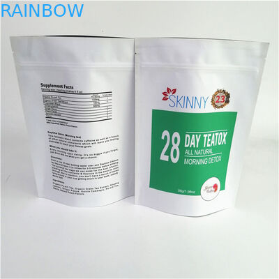 Tamaño personalizado Impresión colorida Bolsa de embalaje de snacks con material MOPP/VMPET/PE