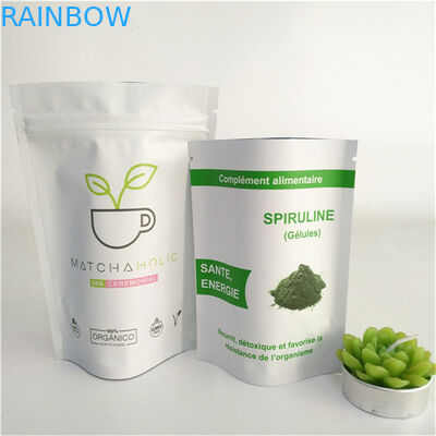 Sello térmico de impresión personalizado Reutilizable bolso de pie de calidad alimentaria Mylar Sachet embalaje