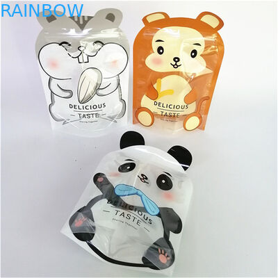 Bolsa de pie de papel de aluminio mate impermeable y personalizada para envasado de snacks de grado alimenticio