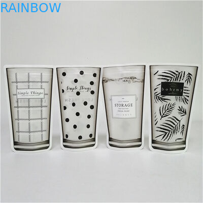 Tamaño y diseño personalizados Necesidades de bolso de pie con cremallera Matt acabado de papel de aluminio Mylar Doypack