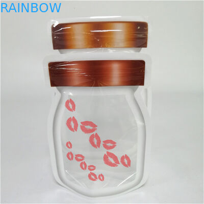 Nuevo diseño mejor vendido espesor personalizado Logotipo personalizado Impreso de pie Bolsa de cremallera Envasado de sello de plástico para alimentos