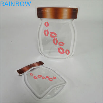 Nuevo diseño mejor vendido espesor personalizado Logotipo personalizado Impreso de pie Bolsa de cremallera Envasado de sello de plástico para alimentos