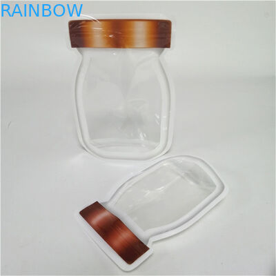 Nuevo diseño mejor vendido espesor personalizado Logotipo personalizado Impreso de pie Bolsa de cremallera Envasado de sello de plástico para alimentos