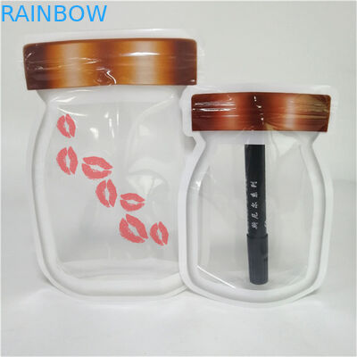 Nuevo diseño mejor vendido espesor personalizado Logotipo personalizado Impreso de pie Bolsa de cremallera Envasado de sello de plástico para alimentos