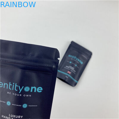 Logotipo personalizado Impreso Bolso de pie con cremallera Mat Finish Aluminio de papel alimenticio Material de grado alimenticio