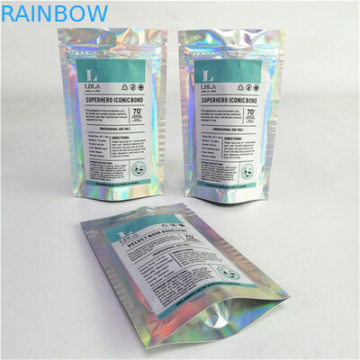 Venta al por mayor Logotipo personalizado Impresión digital plástico PET Liso Precio adecuado Bolsas de pie con cremallera