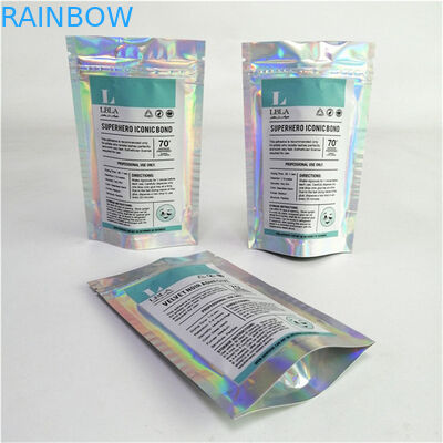 Venta al por mayor Logotipo personalizado Impresión digital plástico PET Liso Precio adecuado Bolsas de pie con cremallera