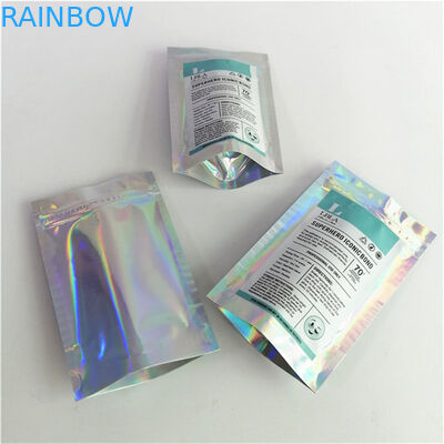 Venta al por mayor Logotipo personalizado Impresión digital plástico PET Liso Precio adecuado Bolsas de pie con cremallera