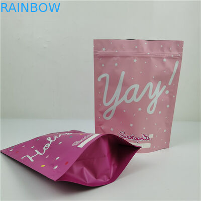 Hasta 10 colores Bolso de pie con grabado de cremallera / Bolso de embalaje impreso digital