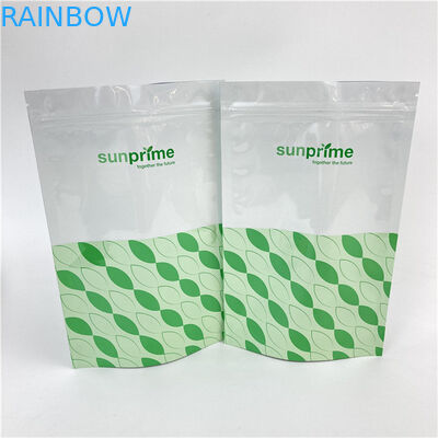 Matte PET/PE Zipper Food Doypack con el logotipo personalizado aceptado