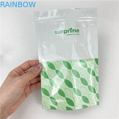 Matte PET/PE Zipper Food Doypack con el logotipo personalizado aceptado