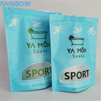 Proof Leak Matt Finish Mylar Doypack con ventanas de tamaño personalizado y necesidades de diseño