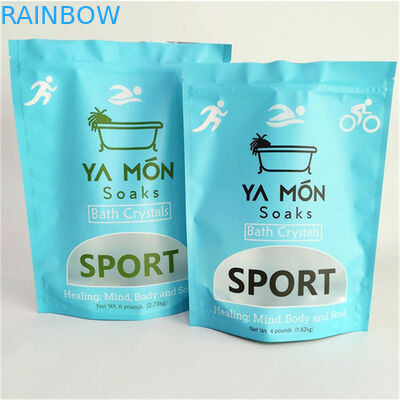 Proof Leak Matt Finish Mylar Doypack con ventanas de tamaño personalizado y necesidades de diseño