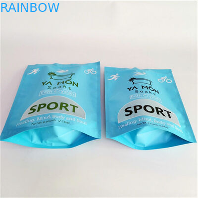 Proof Leak Matt Finish Mylar Doypack con ventanas de tamaño personalizado y necesidades de diseño