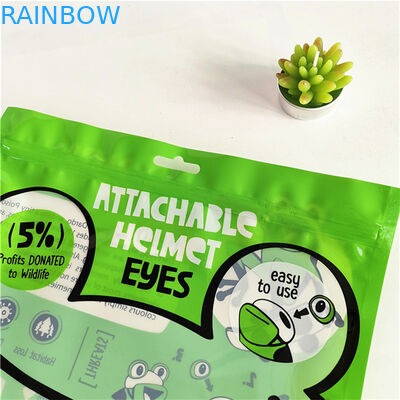 Bolsa de plástico de embalaje plano sellado de tres lados a prueba de humedad