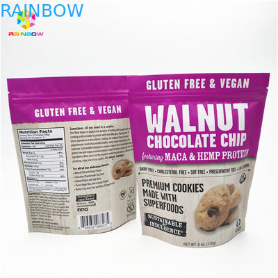 Matte Finish Impresión colorida de papel de aluminio Mylar Doypack con tamaño y diseño personalizados