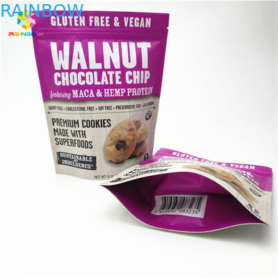 Matte Finish Impresión colorida de papel de aluminio Mylar Doypack con tamaño y diseño personalizados