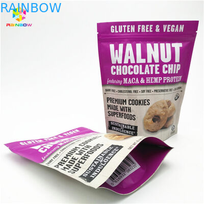 Matte Finish Impresión colorida de papel de aluminio Mylar Doypack con tamaño y diseño personalizados