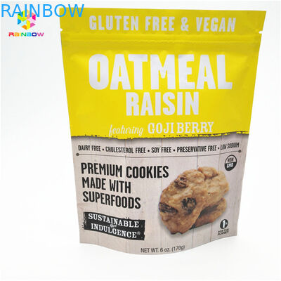 Bolsas de embalaje de bocadillos de materiales ecológicos y seguros aceptadas hasta 10 colores disponibles