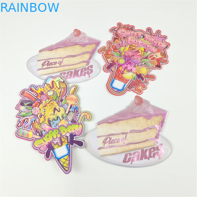 Muere Corte 3.5g bolsas de forma especial galletas Caramelo Snack Stand Up Bolsa de cremallera