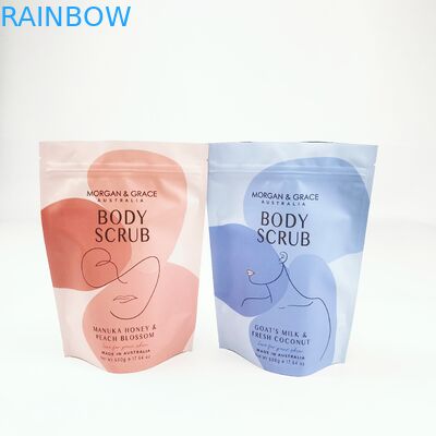 Sal de baño impreso a medida, exfoliante para el cuerpo, bolsas de aluminio.