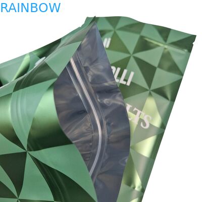 Bolsas Mylar con cierre para envases de plástico verticales para exfoliantes corporales, sales de baño y baños de inmersión naturales