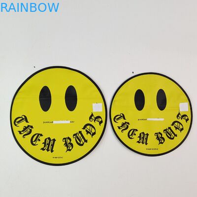 Bolsas irregulares 3.5g 7g de Mylar con cremallera en el interior Impresión de papel de aluminio a prueba de olor Bolsas de plástico comestibles