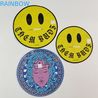 Bolsas irregulares 3.5g 7g de Mylar con cremallera en el interior Impresión de papel de aluminio a prueba de olor Bolsas de plástico comestibles