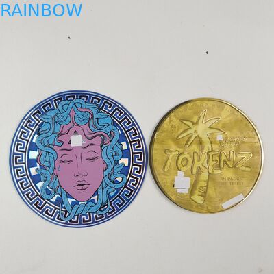 Bolsas irregulares 3.5g 7g de Mylar con cremallera en el interior Impresión de papel de aluminio a prueba de olor Bolsas de plástico comestibles