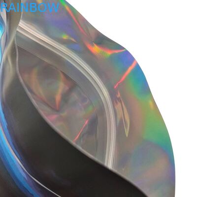 Forma personalizada caja de visualización de 3,5 g bolsas Mylar a prueba de niños bolsas de corte a presión suave para 1 g 3,5 g 7 g 14 g 28 g plástico comestible