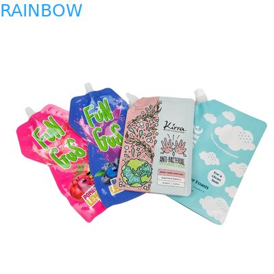 Bolsa de embalaje con boquilla de plástico líquido para cosméticos, bebidas, lociones y bolsa con boquilla
