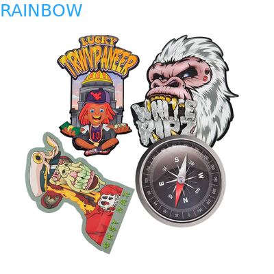 Bolsas Mylar a prueba de niños irregulares de 3,5 g de rebloqueable Impresión digital PET Embalaje con cierre por cerradura para galletas gomosas comestibles