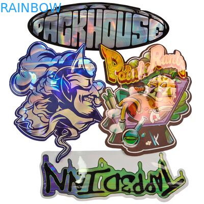 Bolsa Mylar Troquelada Brillante en Oferta con Cremallera para Comestibles a Prueba de Olores 3.5 7g 14g 28g Gomitas de Hongos Bolsa de Plástico con Impresión Personalizada