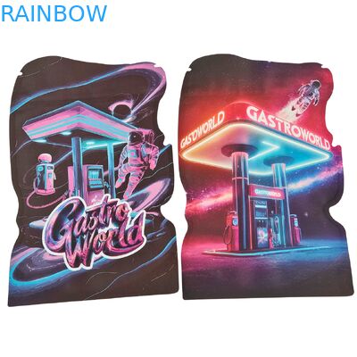 Bolsas Mylar de corte a medida 3.5g-28g con cremallera a prueba de niños