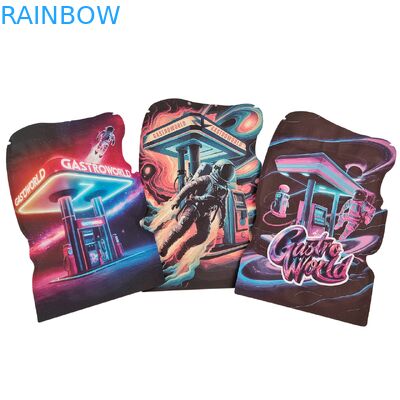 Bolsas Mylar de corte a medida 3.5g-28g con cremallera a prueba de niños