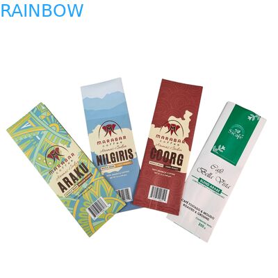 Bolsa de grano de café de cremallera con válvula