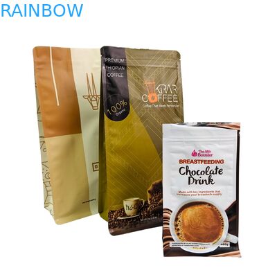 Bolsas de café con válvula y fuelle lateral, personalizadas y resellables