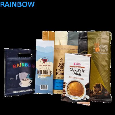 Bolsas de café con válvula y fuelle lateral, personalizadas y resellables