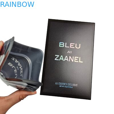 Bolsas personalizadas de 3,5 g de Mylar con cajas a prueba de niños para bocadillos