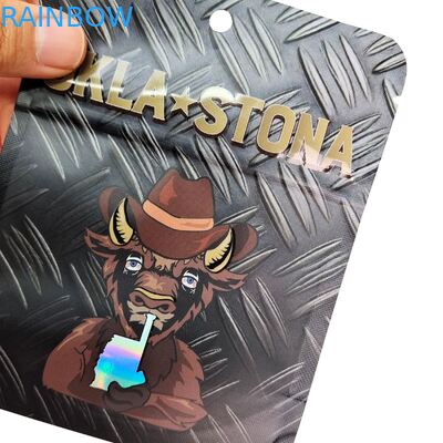 Bolsas de Mylar resellables personalizadas de 3.5g-28g para envasado de alimentos