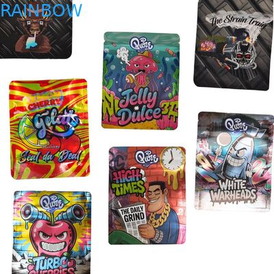 Bolsas de Mylar resellables personalizadas de 3.5g-28g para envasado de alimentos