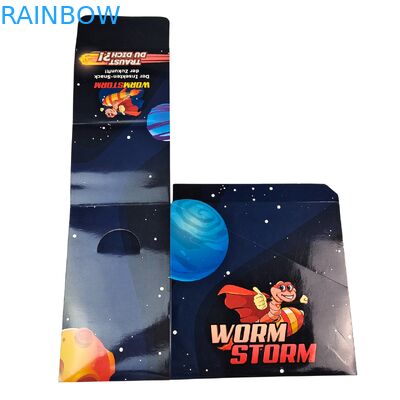 Caja de papel plegable para exhibición minorista personalizada de 3.5 g para embalaje de alimentos de cereales, frutas secas instantáneas, nueces y granos para el desayuno