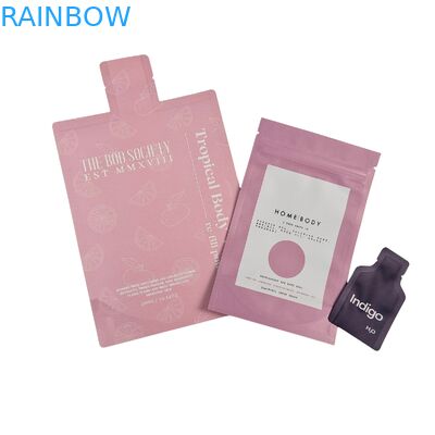 Custom Plastic Bath Salt Bags 3 Side Seal Flat Pouch 1000 pcs MOQ